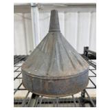 Vintage Galvanized Metal Farm Funnel