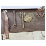 Pipe Vise, Combat Field Folding Shovel,