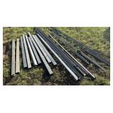 19+/- Various Length Metal Building Rails