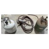 Air Filter w/ Hose, 2 Empty Cans