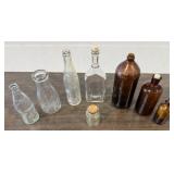 8+/- Vintage Bottles