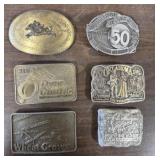 6+/- Collectible Belt Buckles