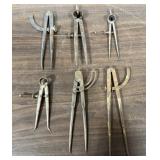 6+/- Vintage Caliper Tools
