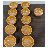 11+/- Fire King Bowls