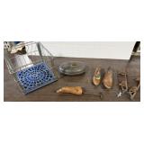 Gold Spot Wire Crate, Ice Skate Blades,