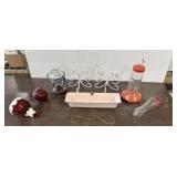 Hummingbird Feeders, Candle Holders, Planter