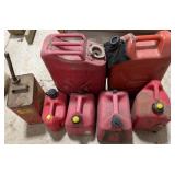 7+/- Vintage Gas Cans