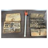 2 Tap & Die Sets, Manual Ratchet Head Assembly