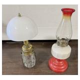 Mason Jar Lamp, Vintage Oil Lamp