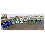 10+/- Vintage Motor Oil Cans