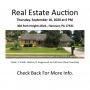 Real Estate Auction