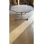(3) 5ft Octagon Cafeteria Mobile Tables