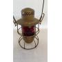1925 Red globed railroad lantern