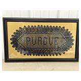 Purdue Framed Doily