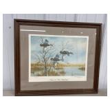 Signed Wm Redd Taylor Phantoms of the Marsh Print