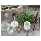 Misc Decor., candle holders, table top easel,