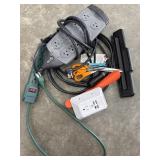 Power Strips, scissors, hole punch, extension