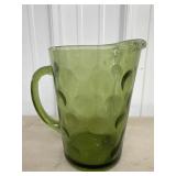 Hazel Atlas Avocado Green Pitcher