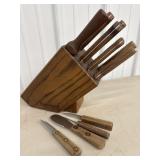 Chicago Cutlery Knife Set w/ Harvard Cutlery Block