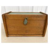 Wooden Countertop Bread Box
