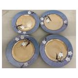 Hand Painted TT Cherry Blossom Dessert Plates