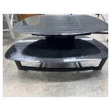 Black Glass 2 tier TV Stand