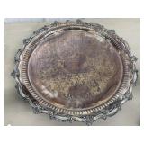 Silver plated Footed Serving Tray - 1953 Shaker