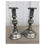 Woodbury Pewterers Candlestick Holders