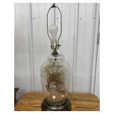Wildlife Collection Taxidermy Quail Lamp