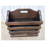 Wooden Magazine Rack
