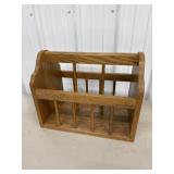Wooden Magazine Rack