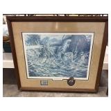 Woodlot Bobwhites by Paco Young Print