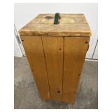Wooden Garbage Can