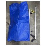 Tarp & 2 grabbers