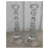 Fostoria HFM Henry Ford Museum Candlesticks