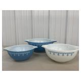 Pyrex Snowflake Nest of Bowls