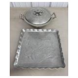 Everlast Forged Aluminum Platter & Covered Dish
