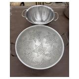 Stainless & alum strainers