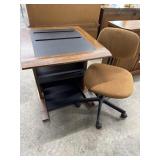 Office Chair & one section of office desk
