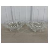 (2) Star of David Candy Dishes
