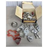 Variety Aluminum Cookie Cutters & plastic