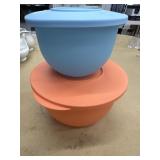 (2) Tupperware Food Storage Bowls w/ lids
