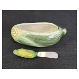 6.75" Corn Dip Bowl & Knife