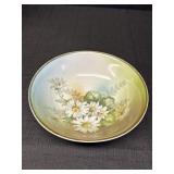 9" Hand Painted Daisies Bowl Made In Germany