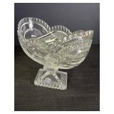 7.25" Bohemia Crystal Compote