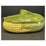 10.5" Shawnee Pottery Corn King Covered