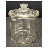 Tobacco/Cigar Humidor Glass Jar w/ Lid