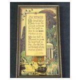 Framed Print Poem Mother By JP McEvoy