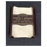 North Judson adv. note holder for Joseph J.