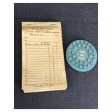 North Judson Lakeland Farm receipt book & Lemke